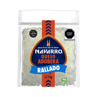 Queso Adobera Rallado 1 Kg 