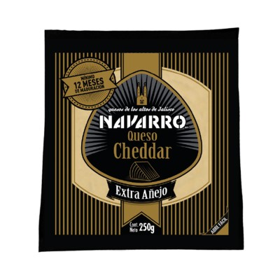 Queso Cheddar Extra Añejo 250 G 