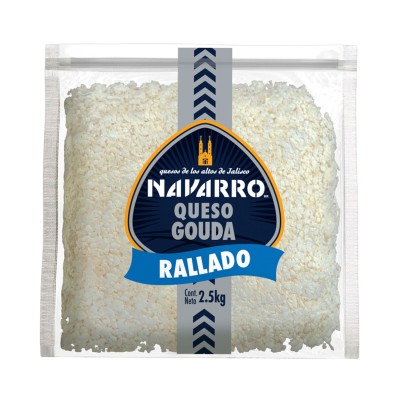 Queso Gouda 2.5 Kg Rallado 