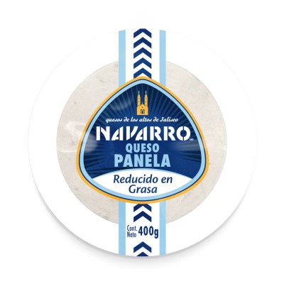 Queso Panela Baja En Grasa 400 G 